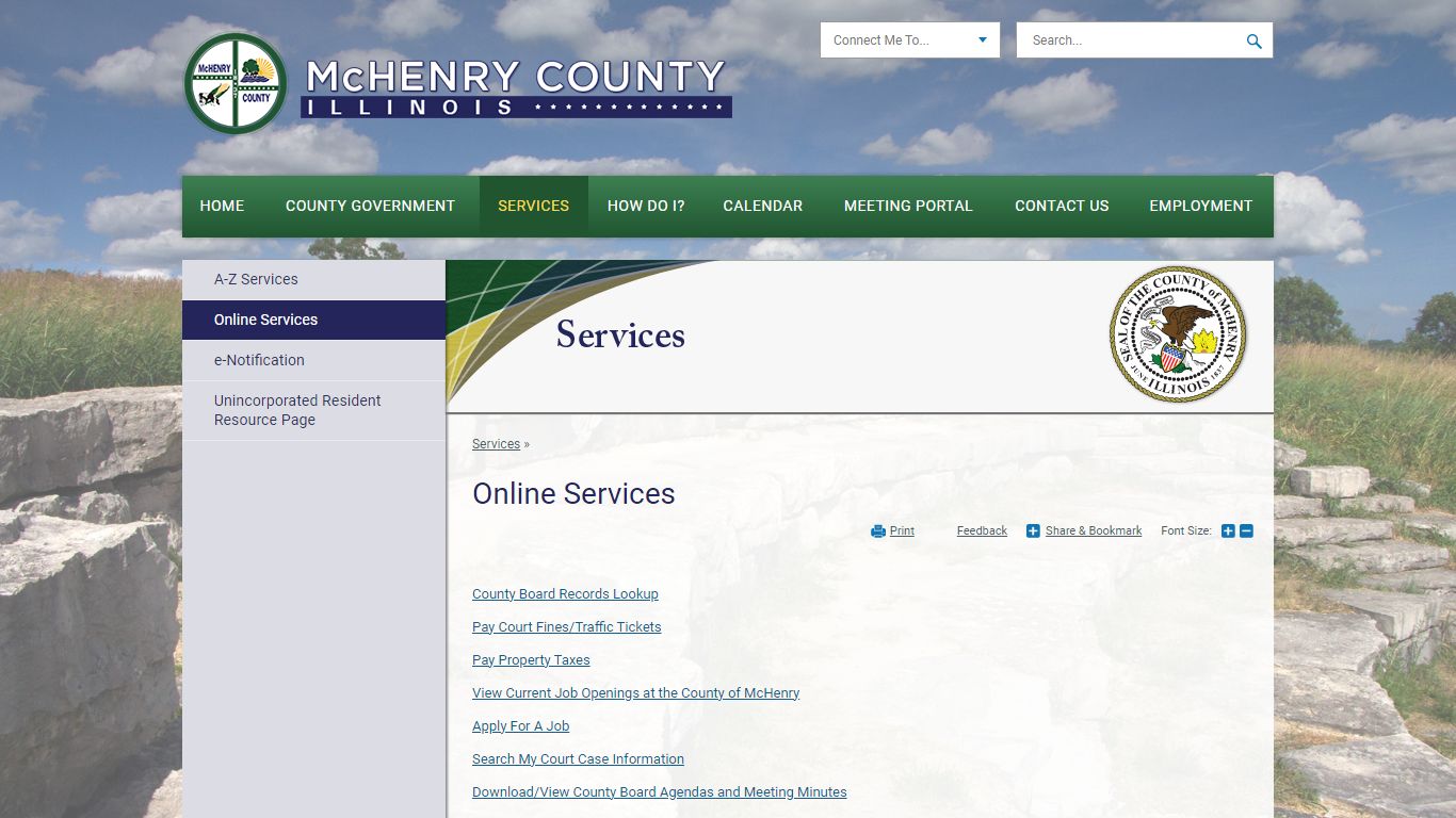 Online Services | McHenry County, IL