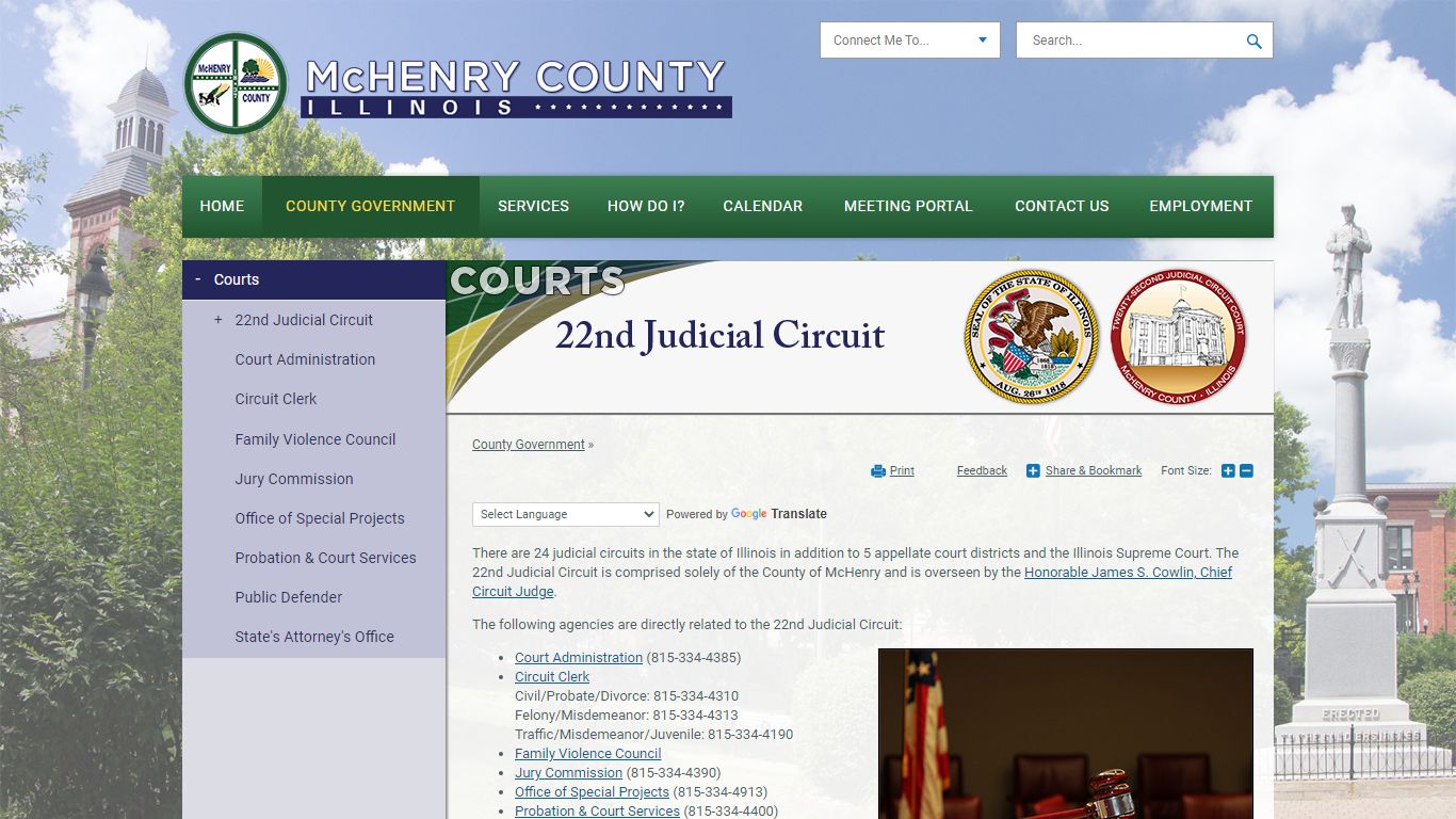 Courts - 22nd Judicial Circuit | McHenry County, IL